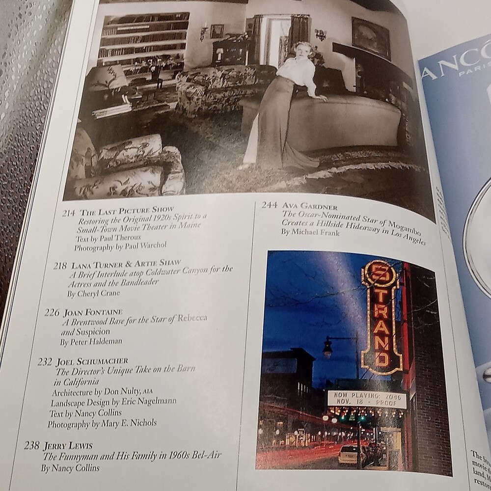 Architectural Digest HOLLYWOOD Issue March 2006 Magazine Hepburn Newman Mitchum - Picture 5 of 12